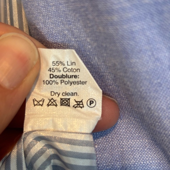 J. Crew Light Blue Women's Blazer 10 - Just Dry Cleaned! - Picture 4 of 5